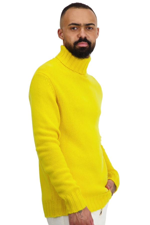 Cashmere men achille cyber yellow xs