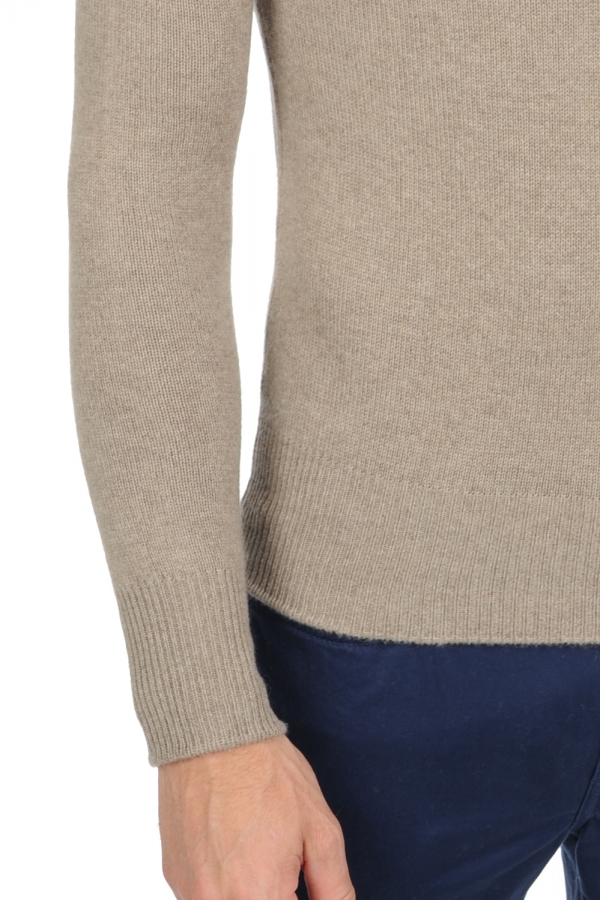Cashmere men chunky sweater donovan premium dolma natural 3xl
