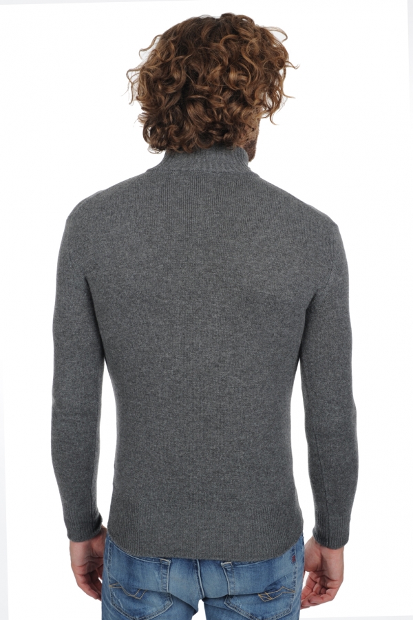 Cashmere men chunky sweater donovan premium premium graphite 2xl