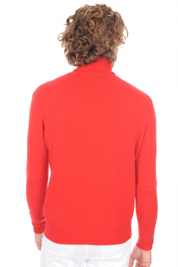 Cashmere men chunky sweater edgar 4f premium tango red 2xl
