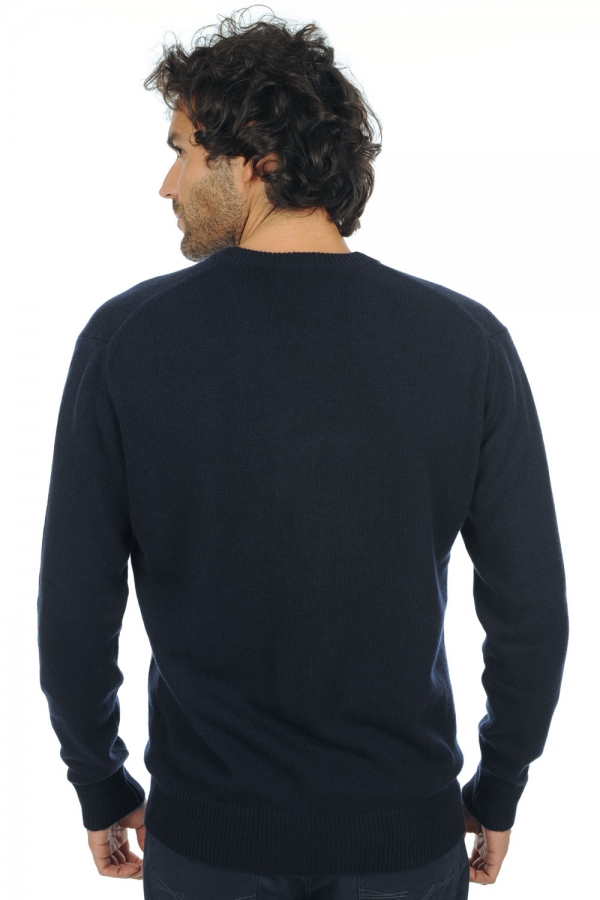 Cashmere men chunky sweater hippolyte 4f premium premium navy s