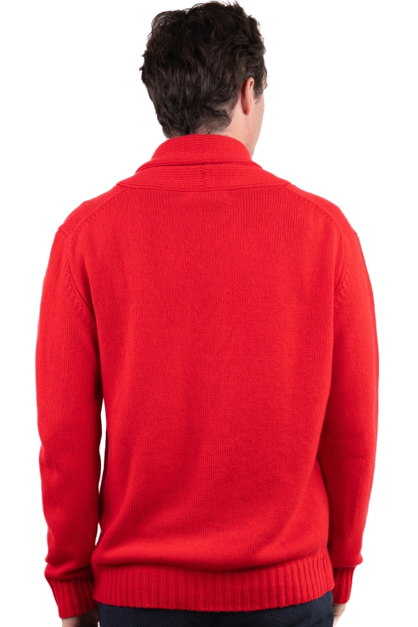 Cashmere men chunky sweater jovan rouge 2xl