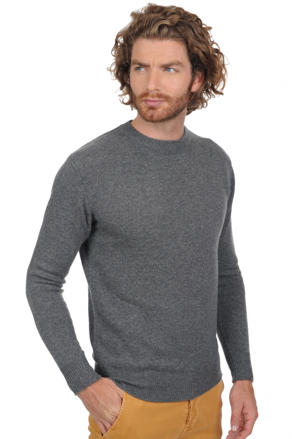 Cashmere men chunky sweater nestor 4f premium premium graphite s