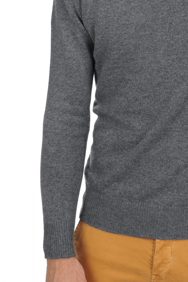 Cashmere men chunky sweater nestor 4f premium premium graphite xs