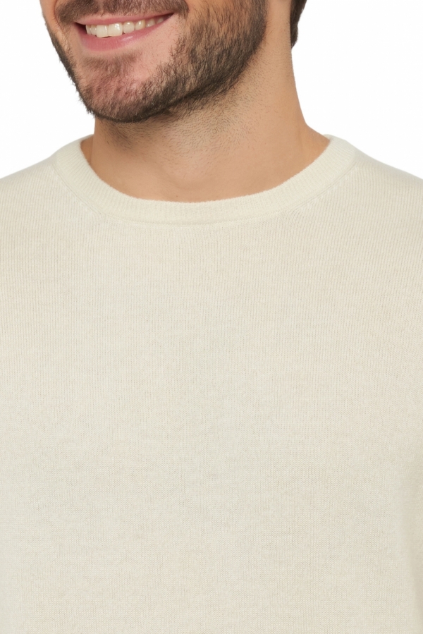 Cashmere men chunky sweater nestor 4f premium tenzin natural 2xl