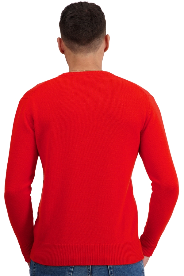 Cashmere men chunky sweater tour first tomato 3xl