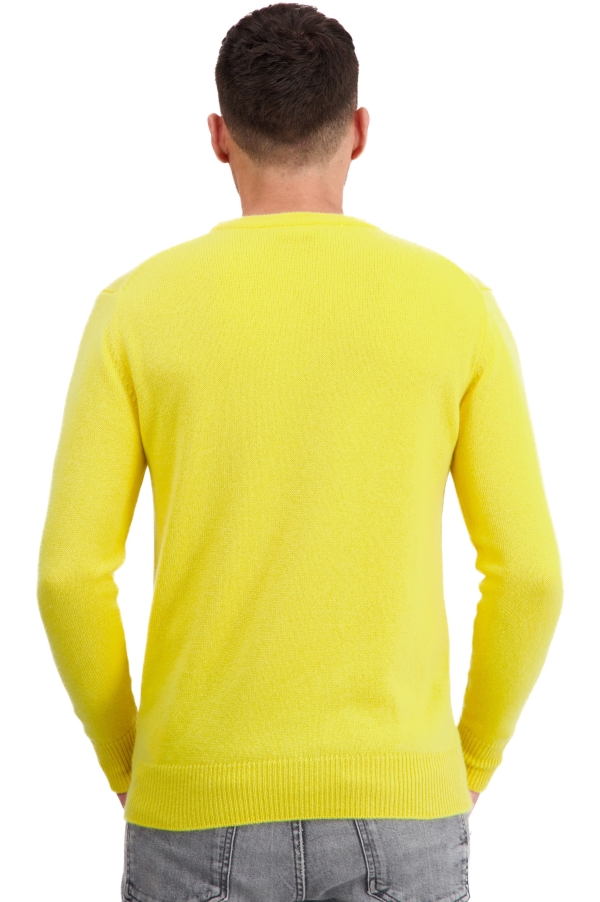 Cashmere men chunky sweater touraine first daffodil 2xl