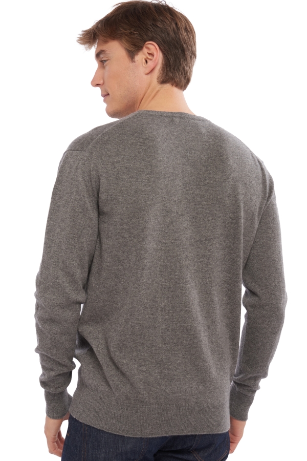 Cashmere men round necks nestor dove chine 