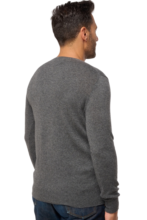 Cashmere men round necks tao first dark grey s