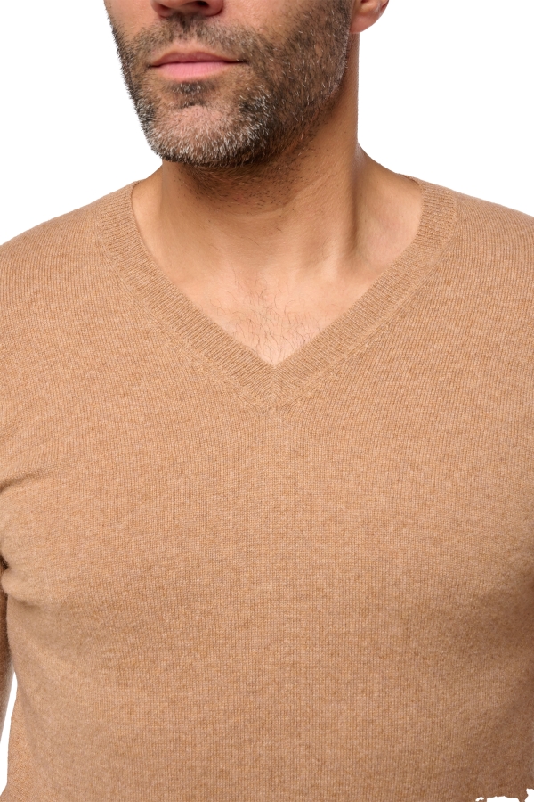 Cashmere men v necks tor first african camel m