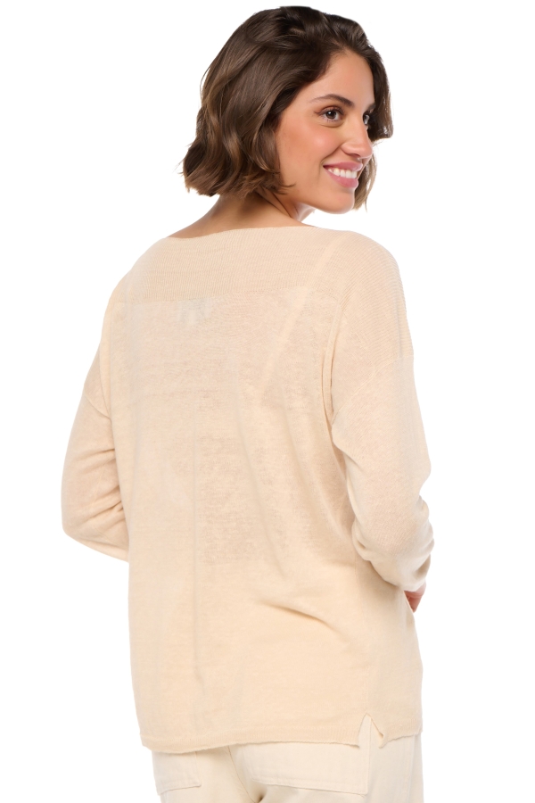 Linen ladies round necks sheila wheat s