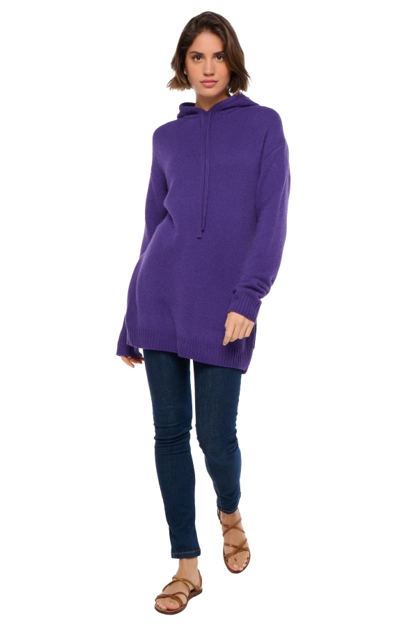 Yak ladies cocooning veria deep purple m