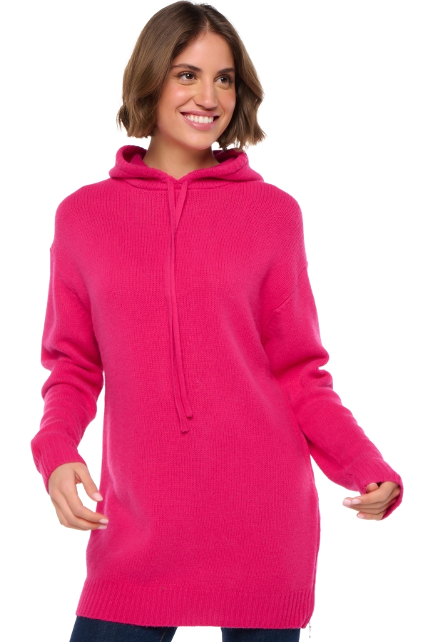 Yak ladies zip hood veria lipstick m