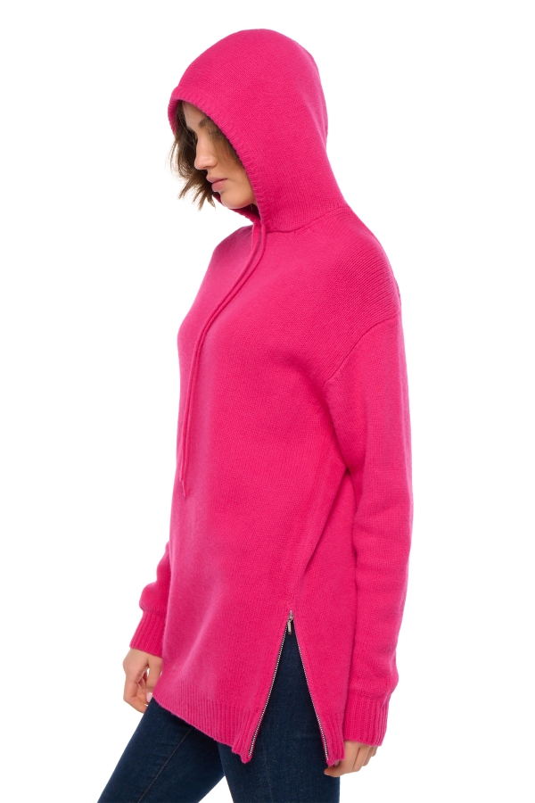 Yak ladies zip hood veria lipstick xs