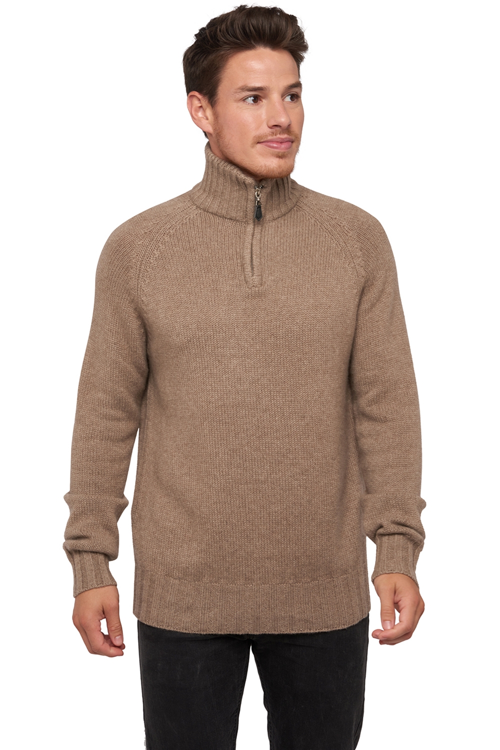  men cashmere natural color natural viero natural brown 2xl