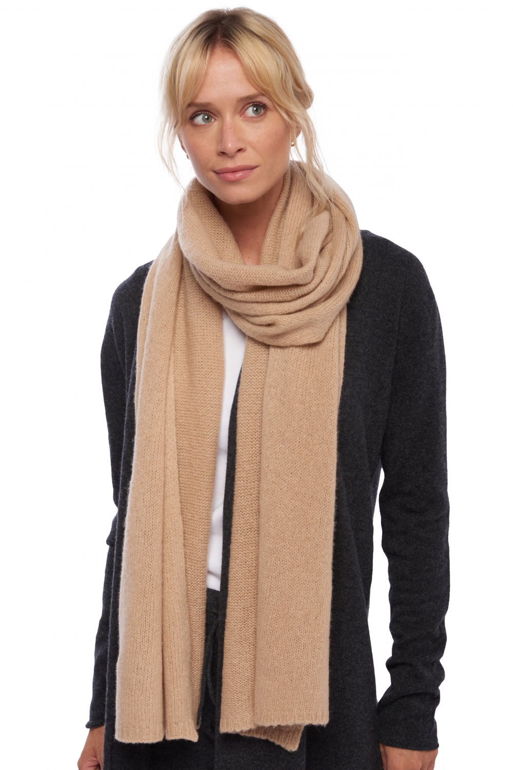 Cashmere accessories byblos chanterelle 220 x 38 cm