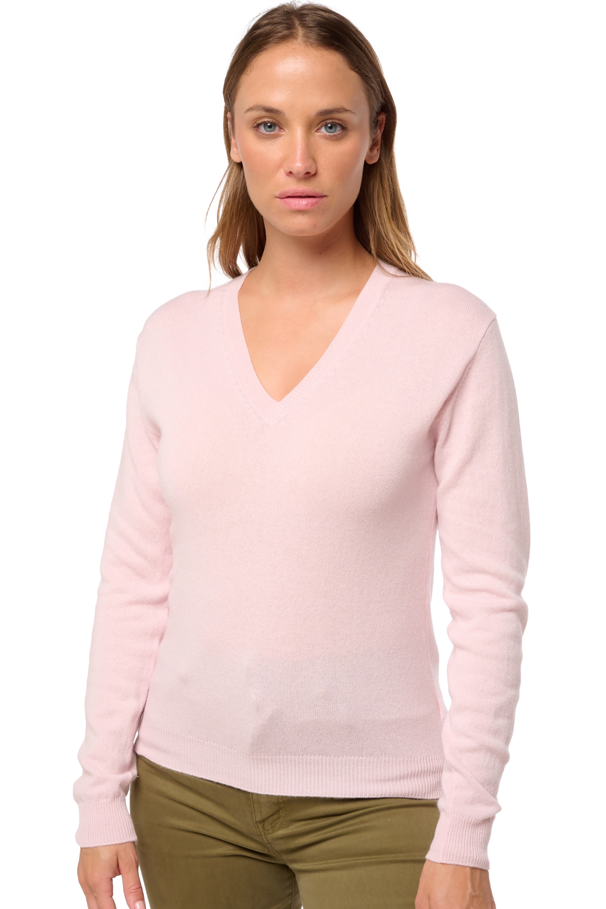 Cashmere ladies basic sweaters at low prices tessa first pale blossom xs