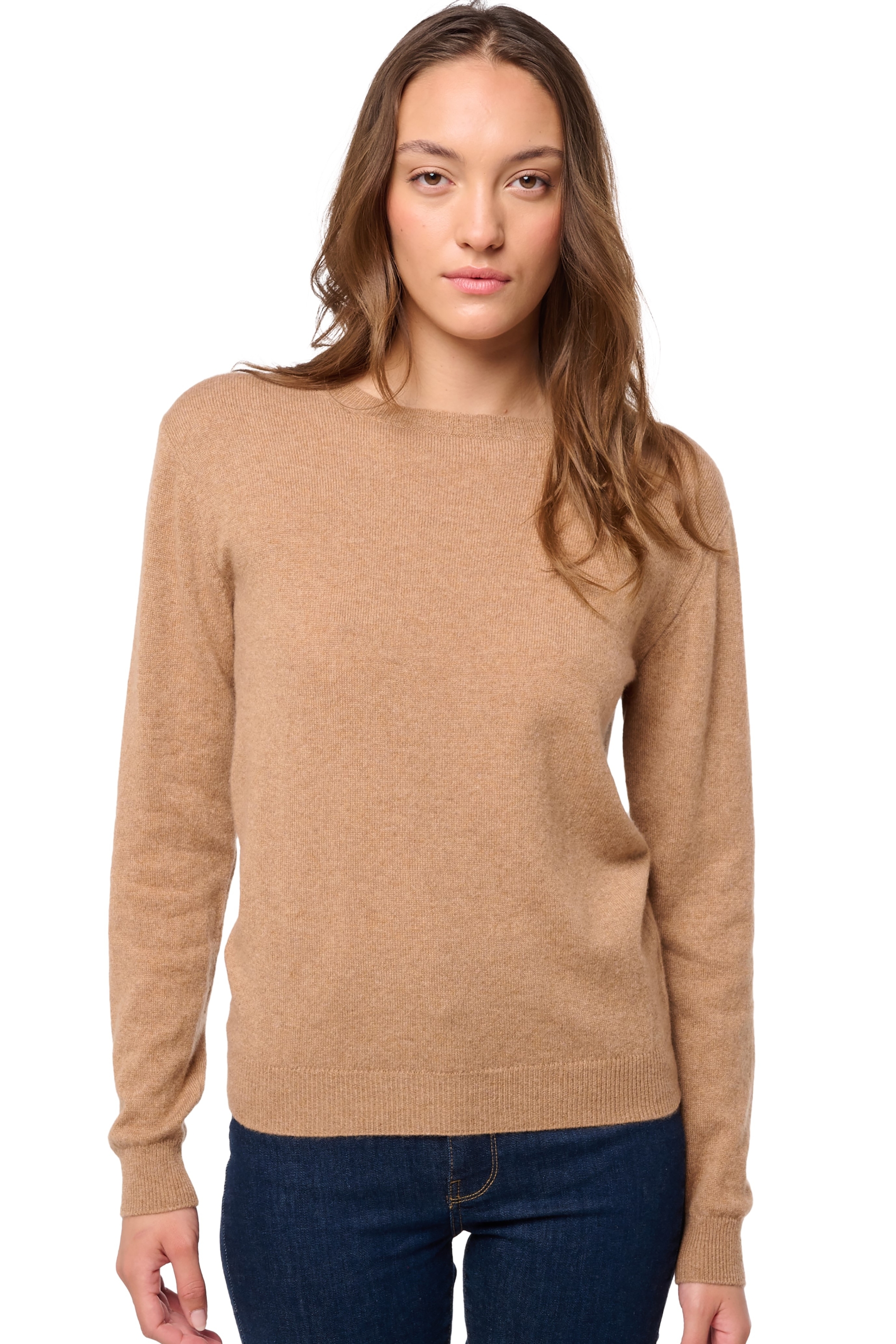 Cashmere ladies basic sweaters at low prices thalia first african camel s