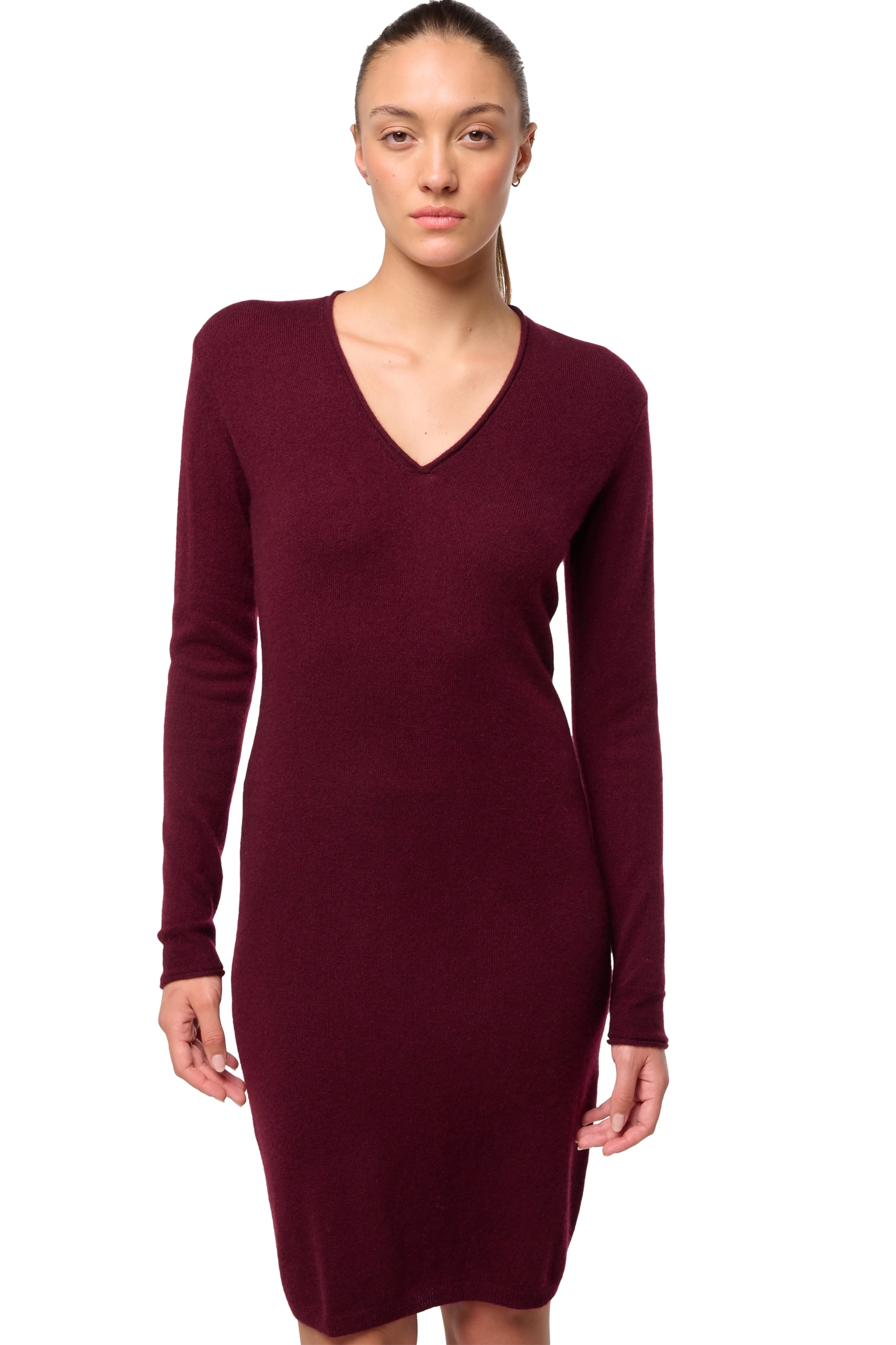 Cashmere ladies basic sweaters at low prices trinidad first red wine xs