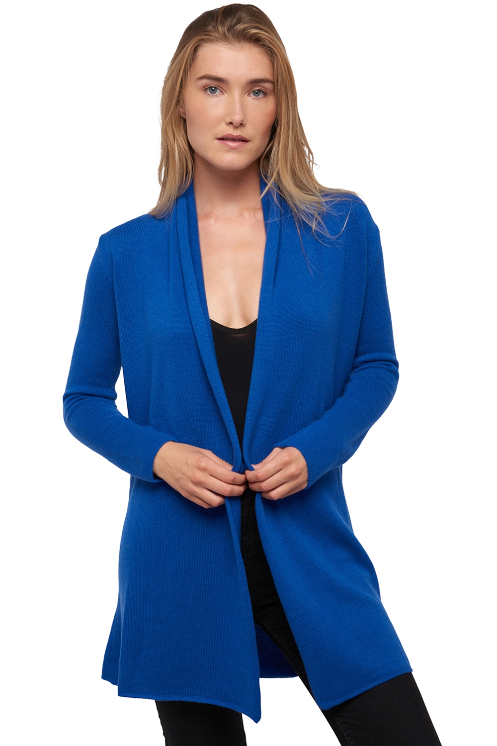 Cashmere ladies perla lapis blue xs