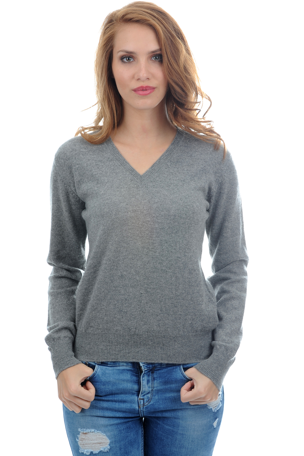 Cashmere ladies spring summer collection faustine grey marl 3xl