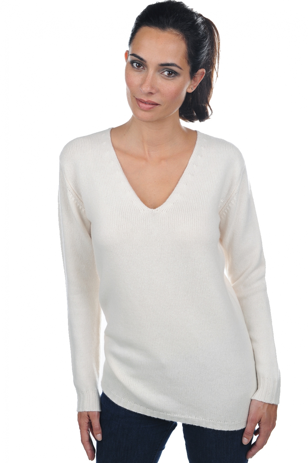 Cashmere ladies vanessa natural ecru 3xl