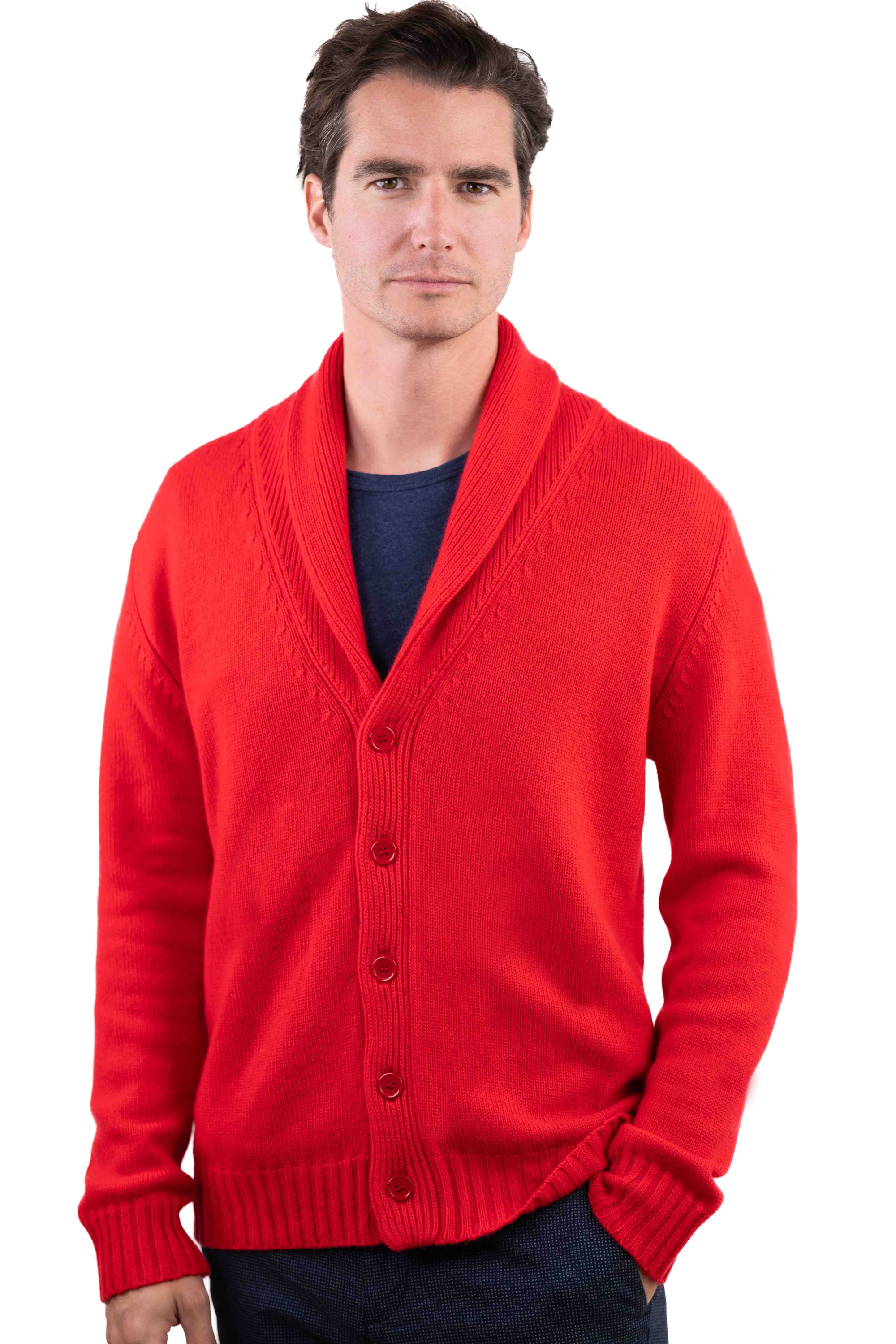 Cashmere men chunky sweater jovan rouge xl
