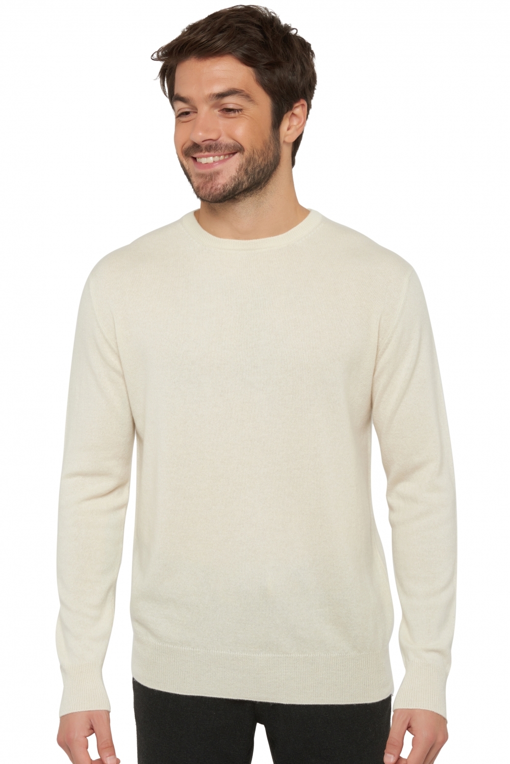 Cashmere men chunky sweater nestor 4f premium tenzin natural m