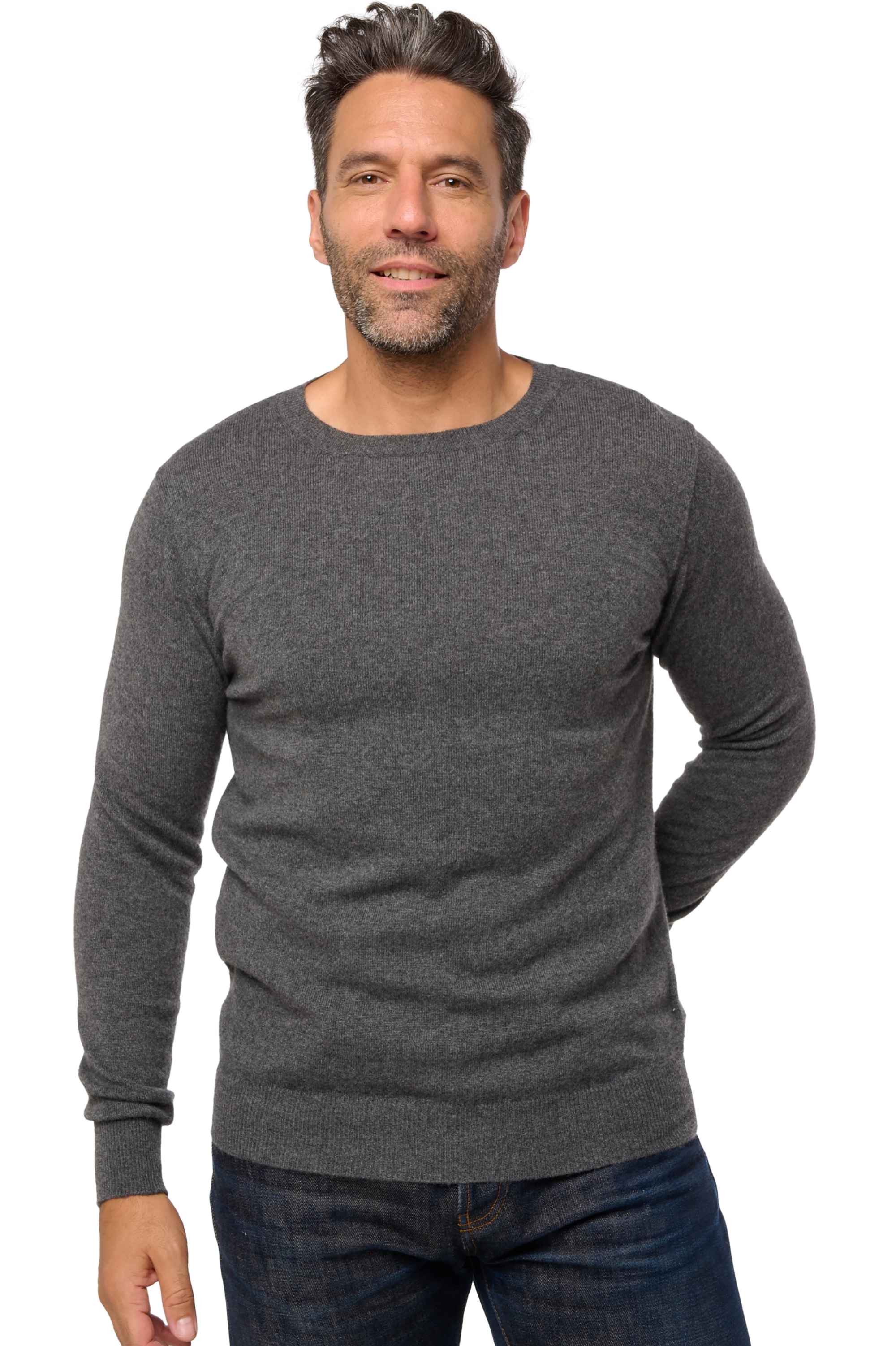 Cashmere men low prices tao first dark grey l