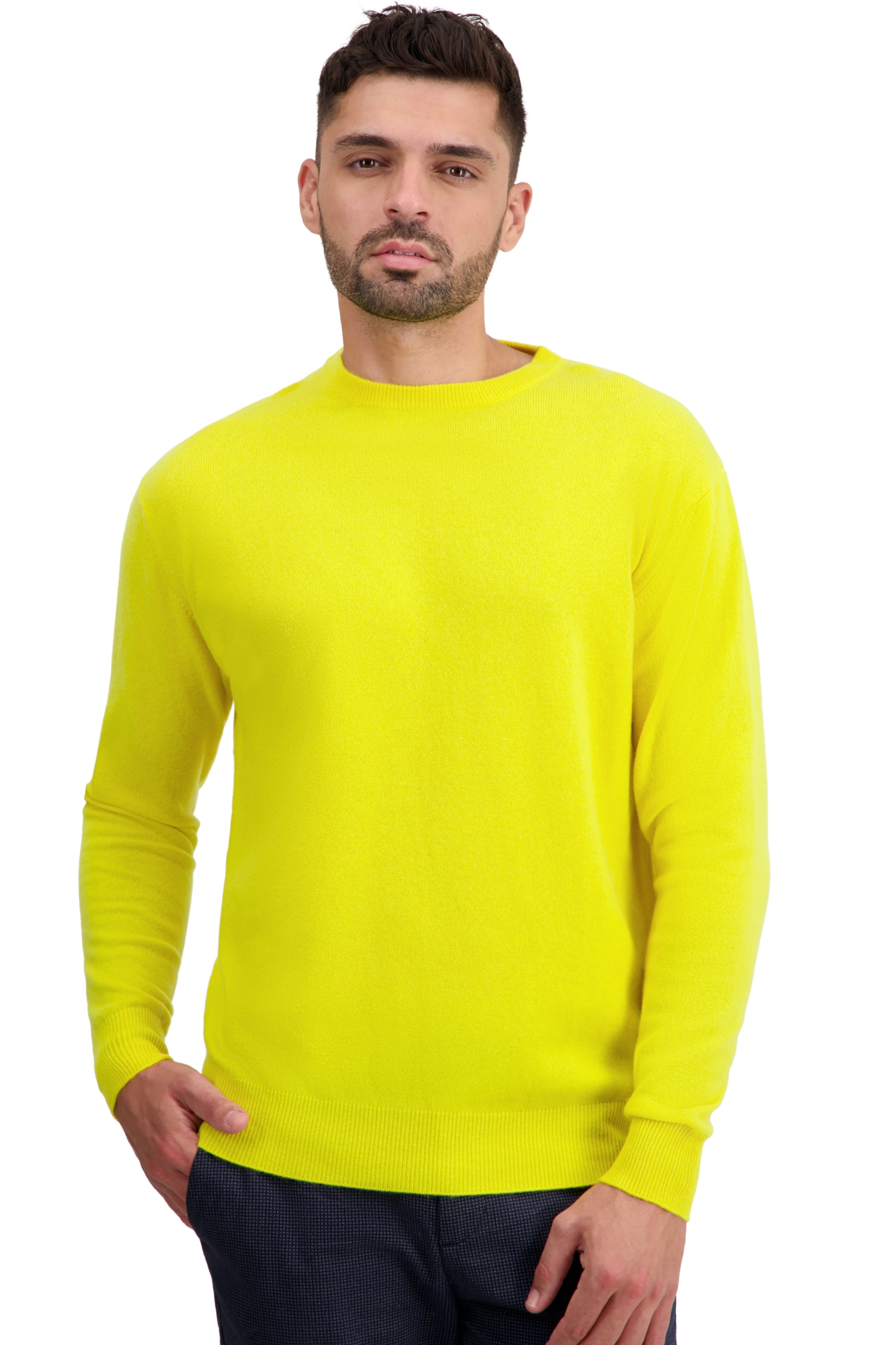 Cashmere men nestor jaune citric l