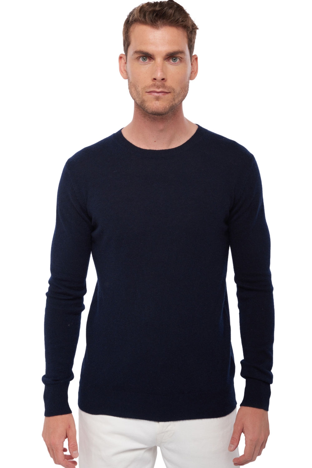 Cashmere men round necks tao first dress blue 2xl