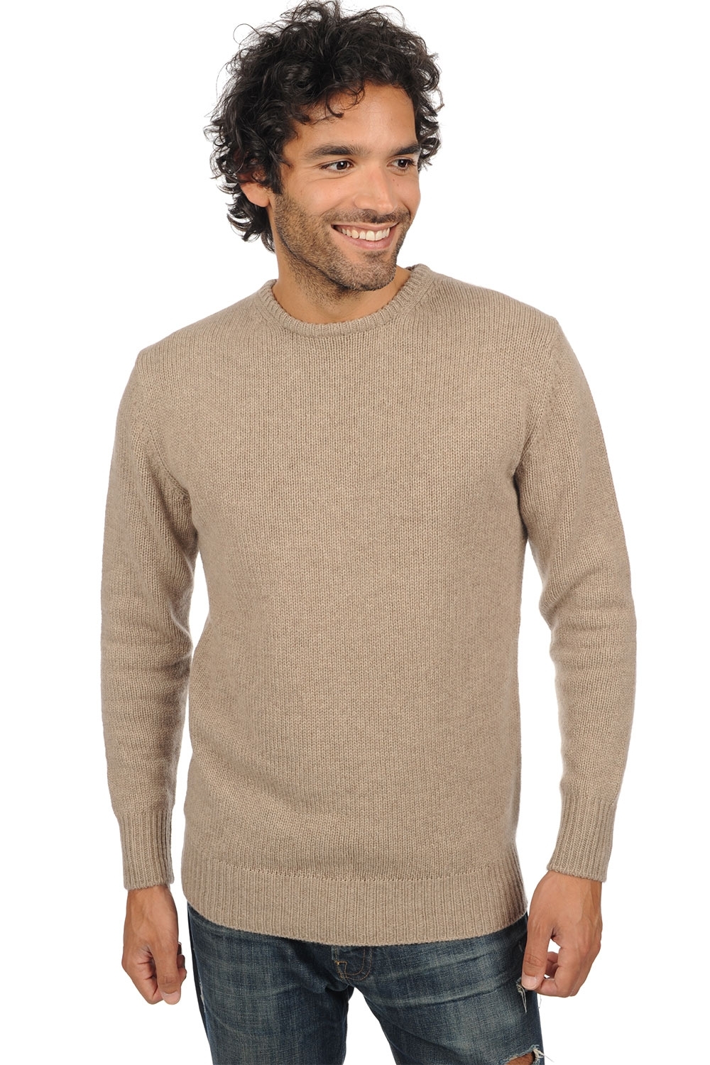 Cashmere men timeless classics bilal natural brown 2xl