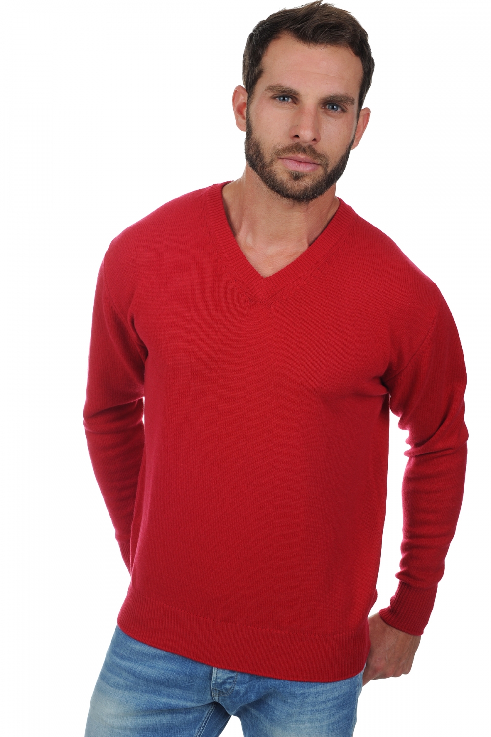 Cashmere men timeless classics hippolyte 4f blood red 2xl