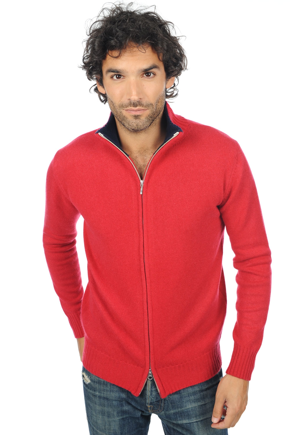 Cashmere men timeless classics maxime blood red dress blue l