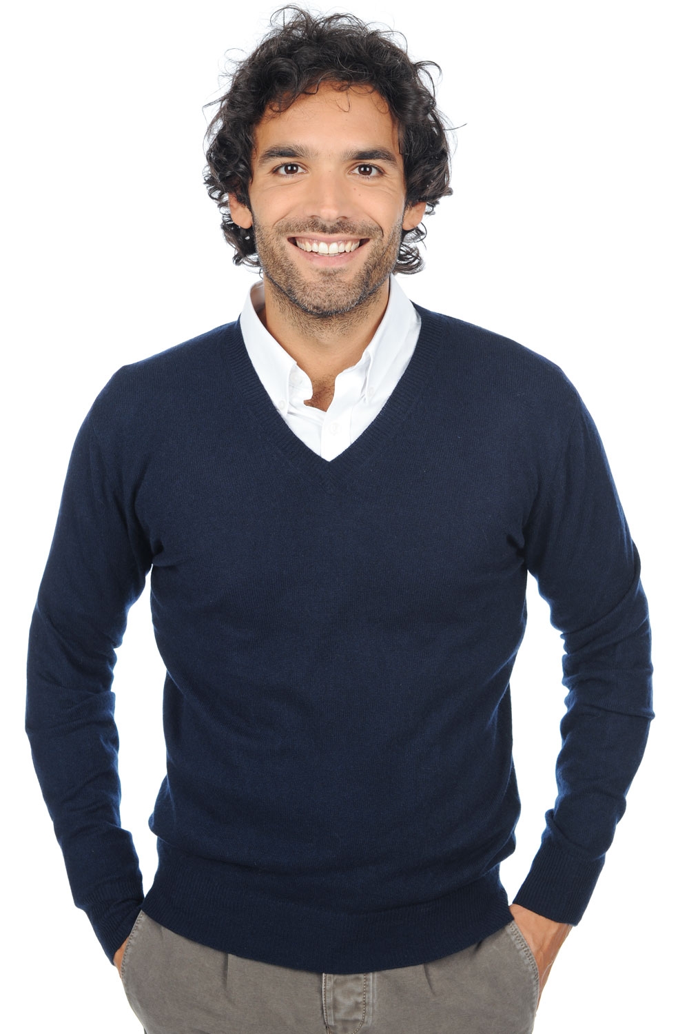 Cashmere men tor first dress blue m