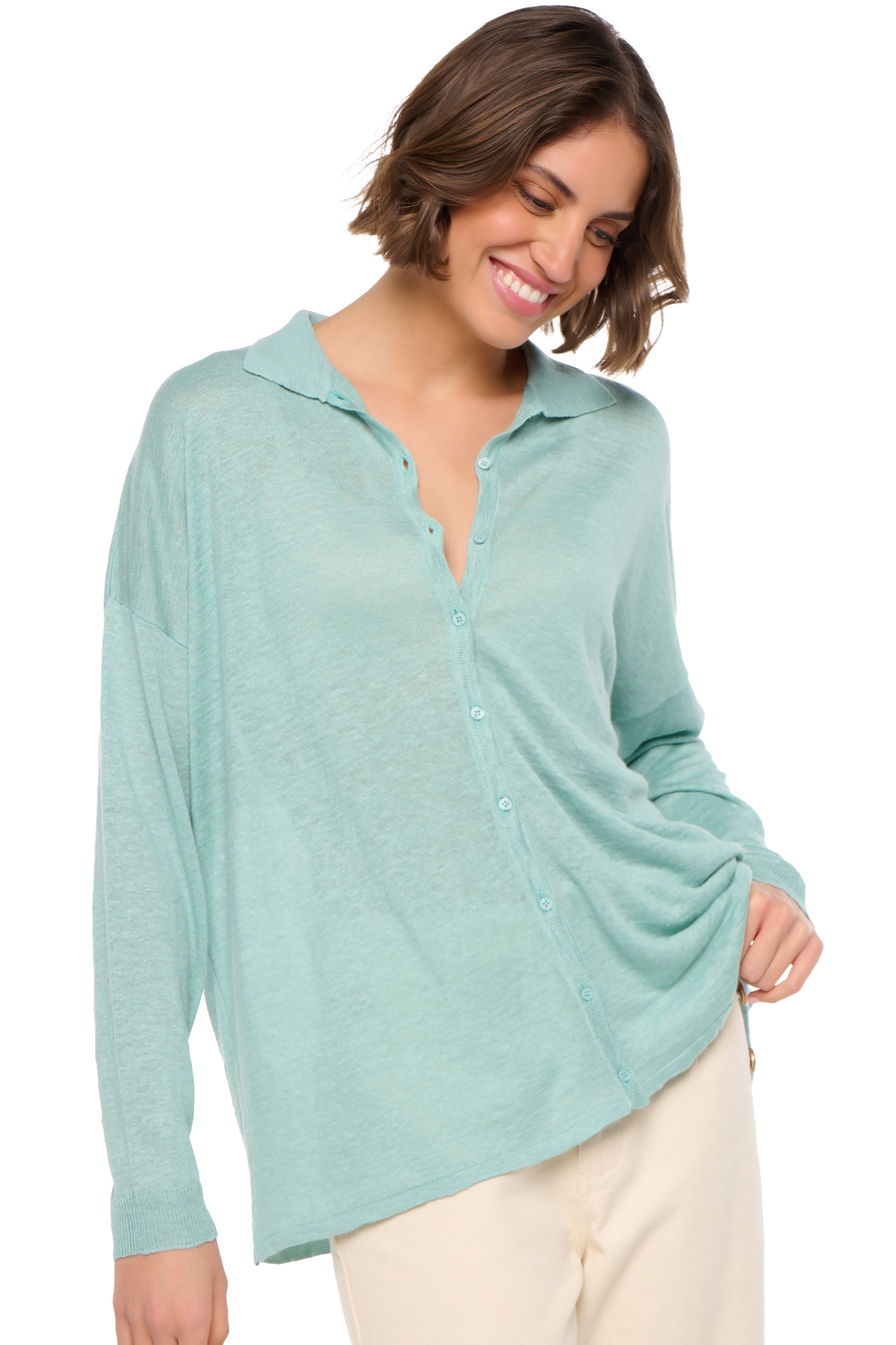 Linen ladies smaranda eucalyptus s